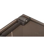 Контейнер для хранения Optima 24.2x12.9x44.7 см полипропилен цвет коричневый