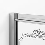 Душевой уголок Ambassador Royal 120x90 18015102 стекло прозрачное, профиль хром, без поддона