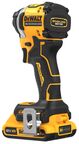 Аккумуляторный шуруповерт DEWALT DCF850D2T, 18 В, 206 Нм, 3800 уд/мин, с 2 АКБ 2 Ач и ЗУ, в кейсе TSTAK (DCF850D2T-QW)