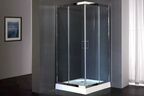 Душевой уголок Royal Bath 100х100 RB100 HPD-T-CH стекло прозрачное, профиль хром, без поддона