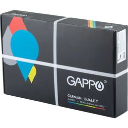 Смеситель для ванны Gappo Eder GL3201-6 однорычажный с лейкой и шлангом цвет черный матовый