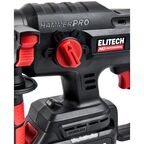Перфоратор аккумуляторный бесщеточный SDS-plus Elitech HD CRH2022SL, 20 В Li-Ion 4 Ач, 2.3 Дж