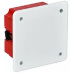 Коробка распаячная скрытой проводки, 92х92х45мм, IP20, для полых стен (пластиковые лапки с крышкой), IEK