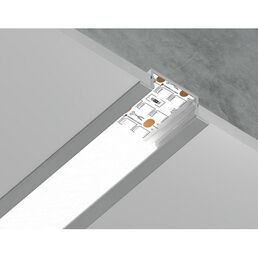 Алюминиевый профиль встраиваемый для светодиодной ленты до 18,5мм Ambrella Illumination GP1200AL