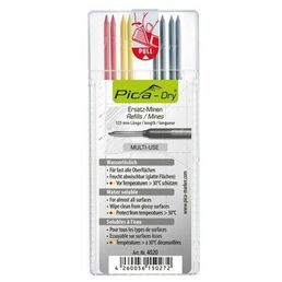 PICA-MARKER 4020 К-т грифелей для карандаша Pica - Dry (4 темных, 2 красных, 2 желтых) в кейсе