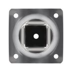 Ножка для мебели квадратная 200x25x25 мм сталь хром