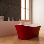 Отдельностоящая ванна Frank 170х75 F6104 White/Red