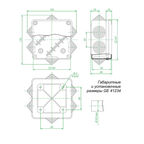 Коробка распределительная 100х100х50 мм IP55 Greenel (GE41234)
