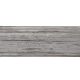 Плинтус напольный Oscar полистирол цвет серый 2000x13x80 мм