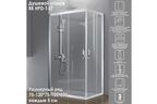 Душевой уголок Royal Bath 110х90 RB HPD-T-ST стекло прозрачное, профиль сатин