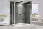 Душевой уголок Abber Komfort 140x90 AG93140-S92 стекло прозрачное, профиль хром, без поддона