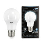Светодиодная лампа Gauss LED A60 E27 7W 4100K 1/10/40