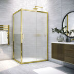 Душевой уголок Vegas-Glass ZP+ZPV TUR+NOVO 100x70 ZP+ZPV TUR NOVO 100*70 09 Moru профиль золото глянцевое, стекло Moru