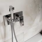 Гигиенический душ со смесителем Wasserkraft Aller 10638 хром
