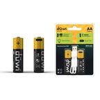 Аккумулятор Duwi Li-Ion LR6 AA 1800 мАч 1.5В 2 шт.
