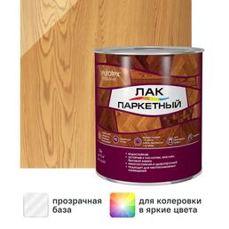 Лак паркетный алкид-уретановый Eurotex Exclusive полуматовый бесцветный 2.5 л