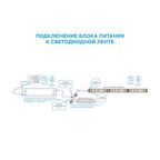 Блок питания влагозащищенный 12 В 75 Вт IP67
