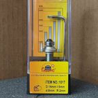 Фреза радиусная R2мм Глобус 1017 D:14mm I:5mm d:8mm