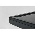 Экран для душевого поддона Metakam Apart Black квадратный 100x100 см