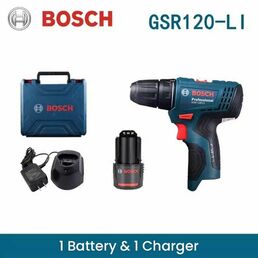 Bosch Дрель-шуруповерт аккумуляторная (12V Аккумуляторы, зарядные устройства, коробки) Бесступенчатая регулировка частоты вращения