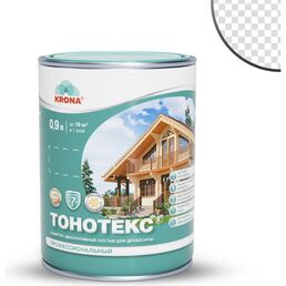 Защитно-декоративный состав для дерева KRONA Тонотекс 66330703