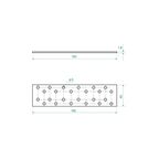 Пластина соединительная PS 160x40x1.8