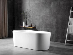 Ванна акриловая Abber 170x70 AB9272-1.7 белая с каркасом в комплекте