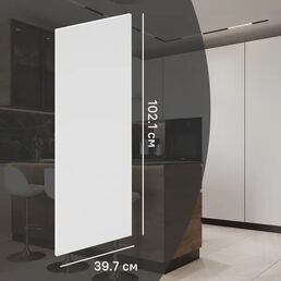 Фасад кухонного шкафа София 39.7x102.1 см DELINIA ID ЛДСП цвет белый