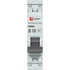 Автоматический выключатель EKF Proxima ВА47-63 1P N B10 А 6 кА