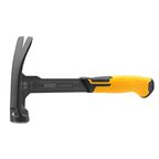 Молоток с прямым заострённым гвоздодёром DEWALT TOUGHSERIES, облегчённый 340 г. (DWHT51135-0)