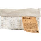 Корзина для хранения 20x10x20 см бумага цвет белый