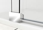 Душевая дверь 100 см Vincea Extra VDP-1E1011CLB  профиль черный, стекло прозрачное