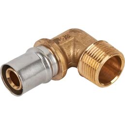 Угол комбинированный 90° Stout 3/4"x20 мм НР ВПр латунь