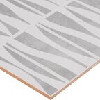 Плитка настенная Axima Лилль 25x50 см 1.25 м² матовая цвет белый серый узор
