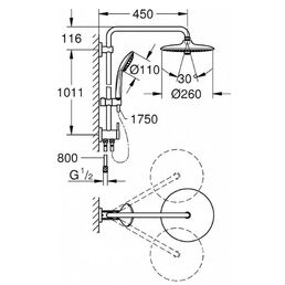 Душевая стойка Grohe Euphoria 27421002