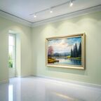Краска водоэмульсионная для стен и потолков износостойкая матовая Profipaints SILVER INTERIOR VISION 0.9л , Новый день