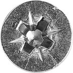 Саморезы универсальные потайные острые нержавеющая сталь 5x60 6 шт.