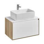 Столешница Aquaton Либерти 70 см 1A281203LY010  белый глянец
