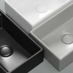 Раковина подвесная Ceramica Nova Element 41 см CN6051LMB черная матовая