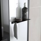 Душевая кабина Acquazzone Omega 90х90 90 BLACK стекло прозрачное, профиль черный