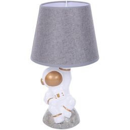 Детская настольная лампа Lumion Atlas 8208/1T белый/серый, керамика/текстиль Е27 1*60W 220V