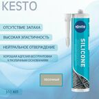 Герметик силиконовый санитарный нейтральный Kesto Silicone 28 песочный 310 мл