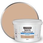 Эмаль акриловая универсальная Luxens цвет бежевый матовый 2.5 кг