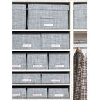 Ящик с отделениями Casy Home For Professionals 50x22x12см, серебряный