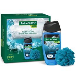 Набор подарочный Palmolive гель для мужчин Спорт 250 мл и мочалка
