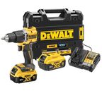 Аккумуляторная ударная дрель-шуруповерт DEWALT DCD100YP2T, 18 В, 1650 об/мин, 28050 уд/мин, с 2 АКБ 5 Ач и ЗУ, в кейсе TSTAK