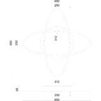 Потолочная люстра Arte Lamp A2049PL-56WH