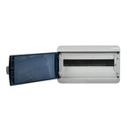 Щит распределительный навесной IEK Tekfor КМПн-18 пластиковый IP65 245х153х408 мм 18 модулей прозрачная дверь