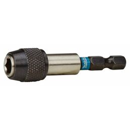 Магнитный держатель с зажимным патроном 60 мм, Impact Black Makita B-66802 (держатель бит)