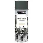 Грунт-эмаль аэрозольная по ржавчине Luxens матовая цвет базальтово-серый 520 мл